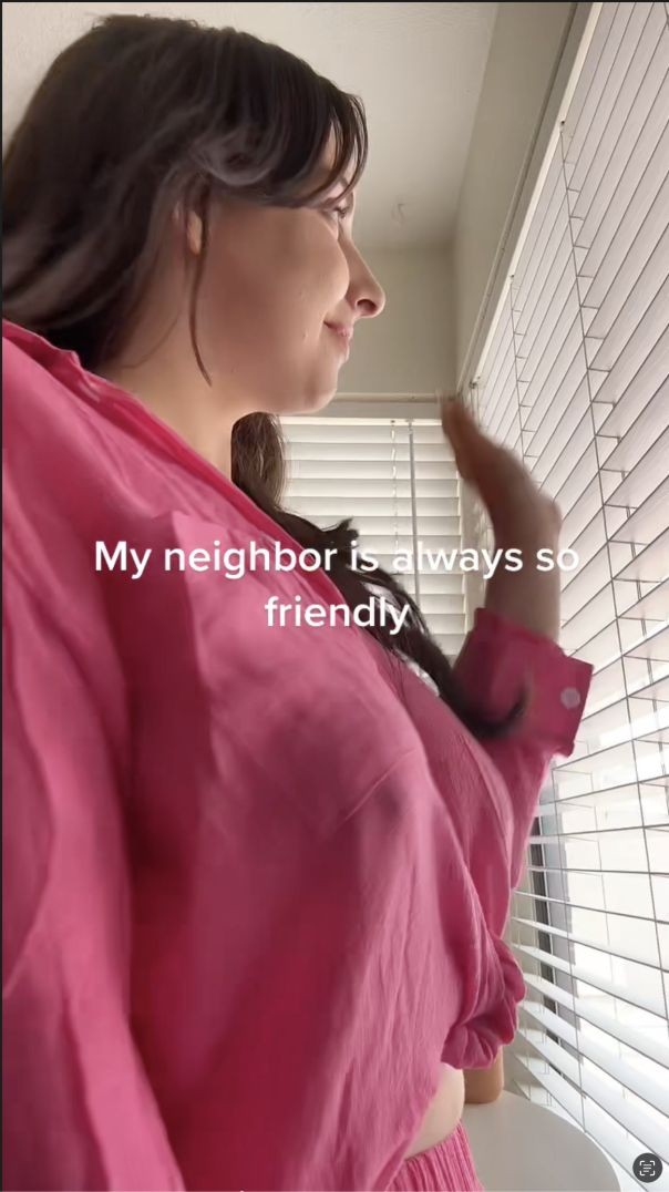 I always greet my neighbors 💗